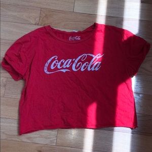 Garage cropped Coca Cola tee